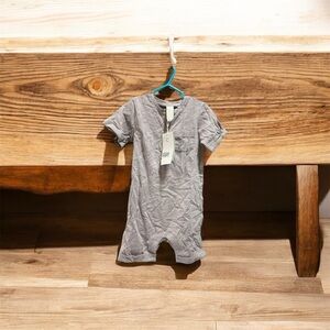 Organic cotton purple bodysuit beach 12-18 months summer outfit comfortable